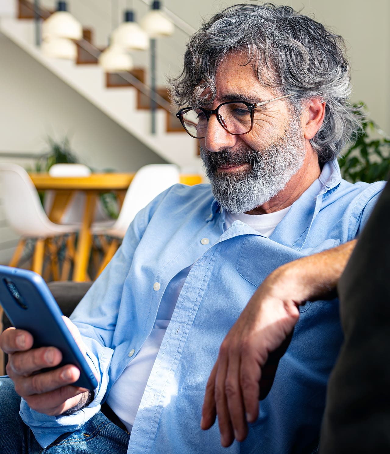 Resident Using Armada App